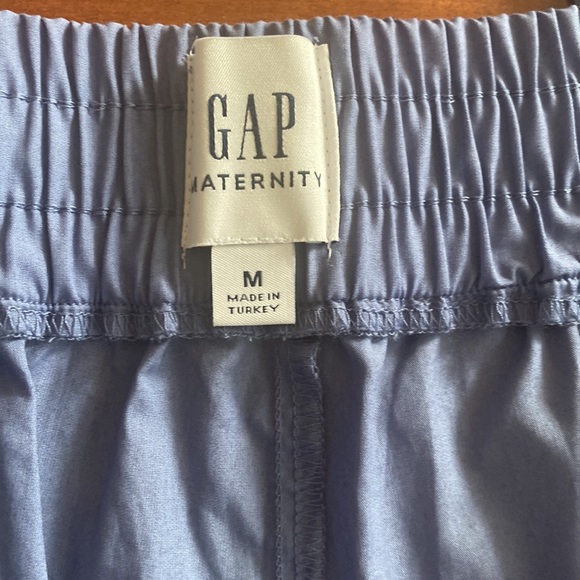 Maternity GAP Pretty Blue Button Up Cotton Pajama Set NWOT - Size M - Picture 8 of 16